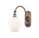 manufacturer_finish:Antique Copper|manufacturer_glass:Cased Matte White Cindyrella 8|light_output:220.00lm|color_temperature:2200K|cri:99
