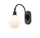 manufacturer_finish:Matte Black|manufacturer_glass:Cased Matte White Cindyrella 6|light_output:600.00lm|color_temperature:2700K|cri:82