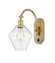 manufacturer_finish:Satin Gold|manufacturer_glass:Seedy Cindyrella 8|light_output:600.00lm|color_temperature:2700K|cri:82