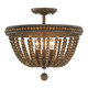 Handley Three Light Semi-Flush Mount (9A122A)