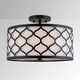 Felicia Three Light Semi-Flush Mount (9D305A)