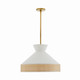 Arteriors - 41066 - One Light Pendant - Malena - White