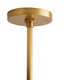 Hadya One Light Pendant in White Ombre (314-45625)