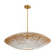 Hadya One Light Pendant in White Ombre (314-45625)