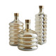 Arteriors - 4788 - Decanters Set of 3 - Fiona - Smoke Luster