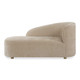 Uttermost - 23945 - Arm Chaise Lounge - Fae - Flax-toned Crosshatched Velvet