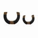 Arteriors - 5675 - Sculptures Set of 2 - Nesbits - Matte Charcoal