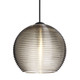 Besa - 1XC-461502-BK - One Light Pendant - Besa Kristall 6 Pendant - Black
