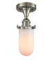manufacturer_finish:Brushed Satin Nickel|manufacturer_glass:Matte White|light_source:Incandescent|light_output:296.00lm|color_temperature:2300K|cri:Unspecified