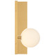 Euro LED Wall Sconce (62336LEDDLP-GLD/OPL) Euro LED Wall Sconce (62336LEDDLP-GLD/OPL)