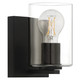 Oslo LED Vanity Fixture (62580LEDDLP-MBL/CLR) Oslo LED Vanity Fixture (62580LEDDLP-MBL/CLR)