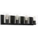 Oslo LED Vanity Fixture (62583LEDDLP-MBL/CLR) Oslo LED Vanity Fixture (62583LEDDLP-MBL/CLR)