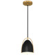 Access - 63136-MBL - One Light Pendant - Axel - Matte Black Access - 63136-MBL - One Light Pendant - Axel - Matte Black