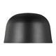 Visual Comfort Modern - 700FMFND15B-LED930 - LED Flush Mount - Foundry - Nightshade Black