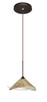 Besa - 1XP-181305-BR - One Light Pendant - Hoppi - Bronze