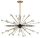 Ariel Six Light Chandelier (1-1858-6-62)