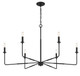 Salerno Six Light Chandelier (1-2221-6-89)