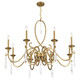 Fairchild Eight Light Chandelier (1-2702-8-322)