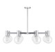 Wright Eight Light Chandelier (1-3074-8-11)