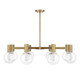 Wright Eight Light Chandelier (1-3074-8-322)
