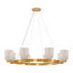 Isla Blanca Eight Light Chandelier (1-3173-8-322)