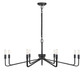 Savoy House - 1-6400-8-190 - Eight Light Chandelier - Salem - Forged Iron