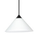 Besa - 1XT-117607-BK - One Light Pendant - Besa Kona Pendant - Black