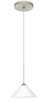 Besa - 1XT-117607-SN - One Light Pendant - Kona - Satin Nickel
