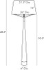Elden One Light Floor Lamp (79172-331)