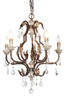 Terracotta Designs - CHAN8136-5 - Five Light Chandelier - Bertina - Iron & Crystal Terracotta Designs - CHAN8136-5 - Five Light Chandelier - Bertina - Iron & Crystal