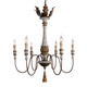 Terracotta Designs - H5101-6 - Six Light Chandelier - Calandra - French White w/Gold Accent Terracotta Designs - H5101-6 - Six Light Chandelier - Calandra - French White w/Gold Accent