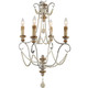 Terracotta Designs - H5111-4 - Four Light Chandelier - Venezia - Antique Silver Terracotta Designs - H5111-4 - Four Light Chandelier - Venezia - Antique Silver
