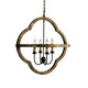 Terracotta Designs - H5117-4 - Four Light Chandelier - Bolonia - Aged Natural Wood Terracotta Designs - H5117-4 - Four Light Chandelier - Bolonia - Aged Natural Wood