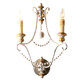 Terracotta Designs - W5111-2 - Two Light Wall Sconce - Venezia - Antique Silver Terracotta Designs - W5111-2 - Two Light Wall Sconce - Venezia - Antique Silver
