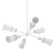 Troy Lighting - F7906-GSW - Six Light Chandelier - Florence - Gesso White