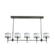 Luciano Five Light Linear Chandelier (89071)