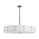 Arteriors - 89484 - Eight Light Chandelier - Hocklee - Heritage Brass