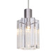 Besa - 1XT-ICE4CL-SN - One Light Pendant - Besa Ice 4 Pendant - Black