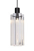 Besa - 1XT-ICE7CL-BK - One Light Pendant - Besa Ice 7 Pendant - Black
