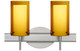 Besa - 2SW-G44007-SN - Wall Sconce - Pahu - Satin Nickel