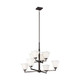 Visual Comfort Studio - 3113708EN3-778 - Eight Light Chandelier - Ellis Harper - Brushed Oil Rubbed Bronze