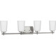 Progress Lighting - P300468-009 - Four Light Bath - Adley - Brushed Nickel Progress Lighting - P300468-009 - Four Light Bath - Adley - Brushed Nickel