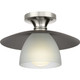 Progress Lighting - P350233-009 - One Light Semi Flush Mount - Trimble - Brushed Nickel Progress Lighting - P350233-009 - One Light Semi Flush Mount - Trimble - Brushed Nickel