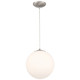 Access - 23941-BS/OPL - One Light Pendant - Pearl - Brushed Steel Access - 23941-BS/OPL - One Light Pendant - Pearl - Brushed Steel