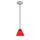 Access - 28004-3R-BS/RED - LED Pendant - Martini - Brushed Steel Access - 28004-3R-BS/RED - LED Pendant - Martini - Brushed Steel