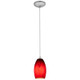 Merlot One Light Pendant (28011-1C-BS/RUSKY) Merlot One Light Pendant (28011-1C-BS/RUSKY)