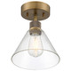 Port Nine Martini LED Semi Flush Mount (63146LEDDLP-ABB/CLR) Port Nine Martini LED Semi Flush Mount (63146LEDDLP-ABB/CLR)