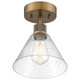 Port Nine Martini LED Semi Flush Mount (63146LEDDLP-ABB/SDG) Port Nine Martini LED Semi Flush Mount (63146LEDDLP-ABB/SDG)