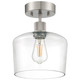 Port Nine Chardonnay LED Semi Flush Mount (63147LEDDLP-BS/CLR) Port Nine Chardonnay LED Semi Flush Mount (63147LEDDLP-BS/CLR)