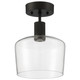Port Nine Chardonnay LED Semi-Flush Mount (63147LEDD-MBL/CLR)